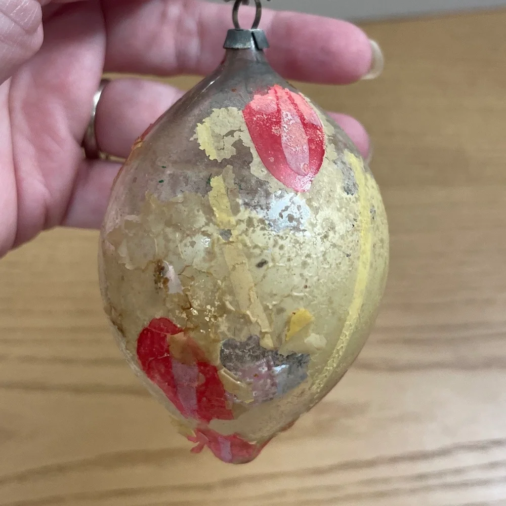 Set of 8 Vintage Christmas Ornaments Shiny Brite Satin Sheen Hallmark Made USA